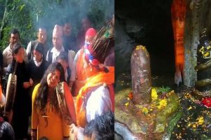 जिरेश्वर महादेव मन्दिरमा अचानक नागिन उत्रिएपछी स्थानीय छक्क परे