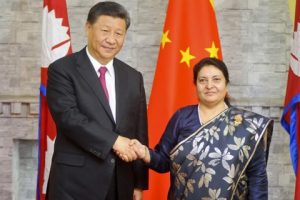राष्ट्रपति भण्डारी र चिनियाँ राष्ट्रपति सीबीच टेलिफोन संवाद