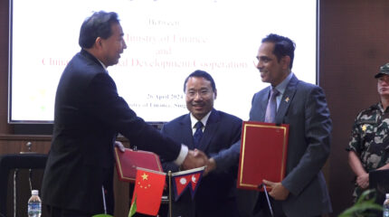 नेपाल र चीनबीच दुई सम्झौतामा हस्ताक्षर