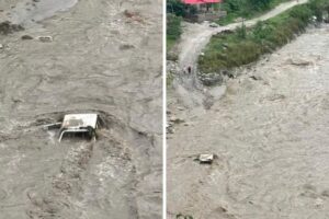 रतुवा खोलाले जीप बगाउँदा २ जनाको मृत्यु