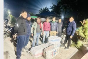 सुनसरीको हरिनगरबाट ठुलो परिमाणमा गाँजा सहित २ युवा नियन्त्रणमा