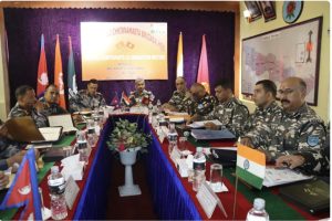 नेपाल भारतका उच्च सुरक्षा अधिकारीहरुको बैठकको बर्दिबासमा