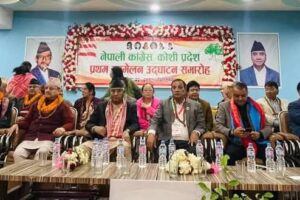 कांग्रेस कोशीको सम्मेलनमा कुन नेताले के बोले ?