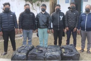 धनकुटामा हवाई फायर गरेर १२० केजी गाँजा बरामद