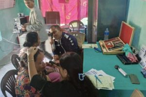 मोरङको हात्तीमुडामा आँखा शिविर