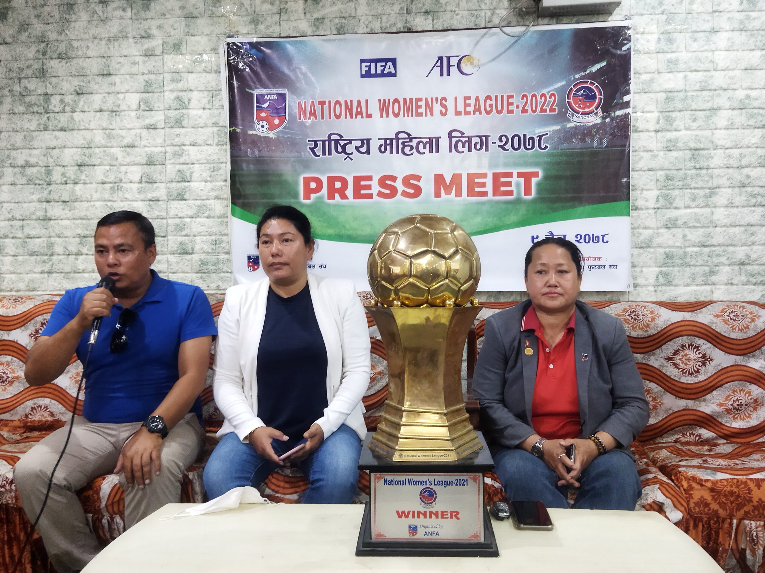 राष्ट्रिय महिला लिग फुटबल भोलिदेखि भरतपुरमा, प्रचण्डले उद्घाटन गर्ने