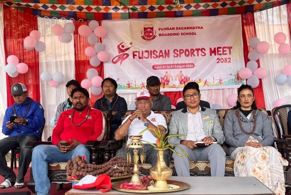 फुजिसन सगरमाथा बोर्डिङ स्कुलमा ‘फुजिसन खेलकुद प्रतियोगिता’ सुरू