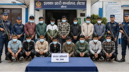 लेटाङबाट १४ जना फरार प्रतिवादी पक्राउ